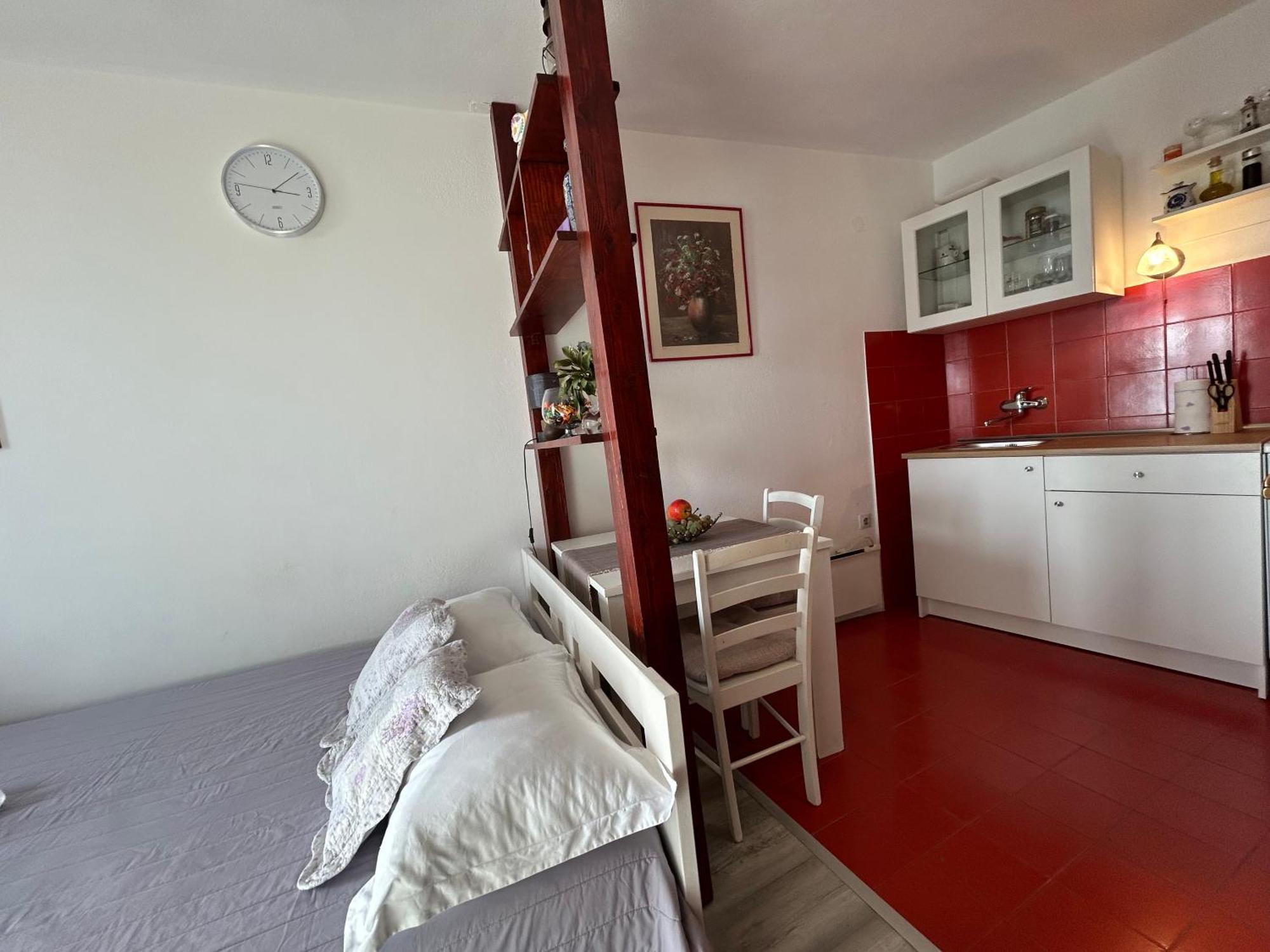Seafront Studio Apartment+Balcony Podgora Exterior foto